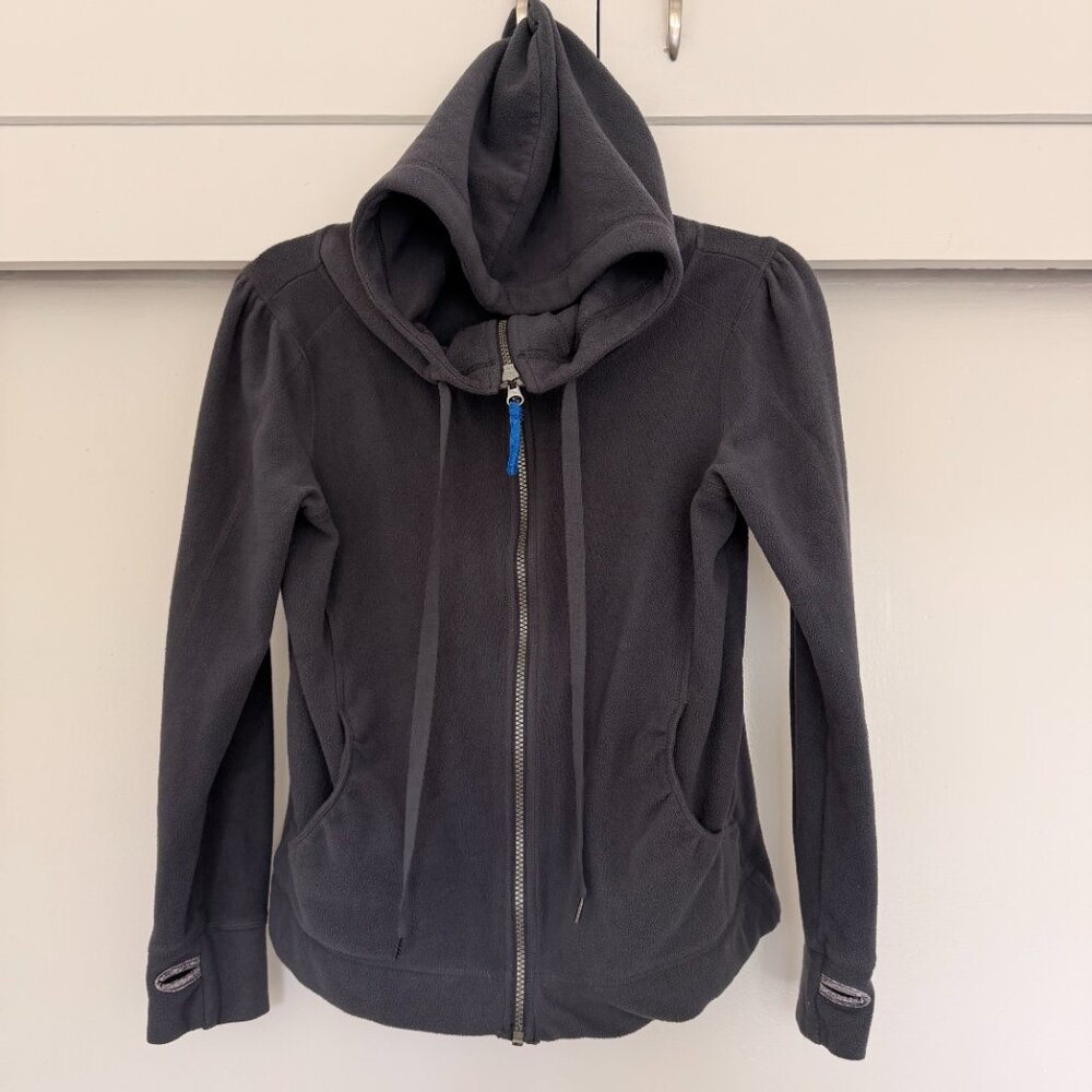 Old Navy Fleece Full-zip Hoodie in dark grey